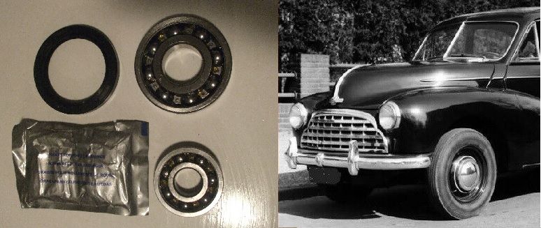 FRONT WHEEL HUB BEARING KIT x1 (Morris Oxford MO) (1949- 53) 